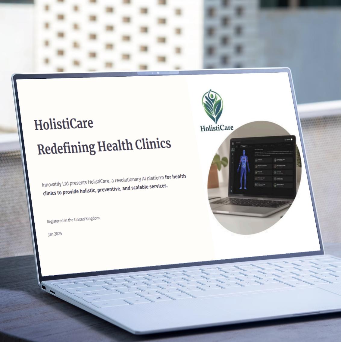 Innovatify Ltd's HolistiCare Pitch Deck