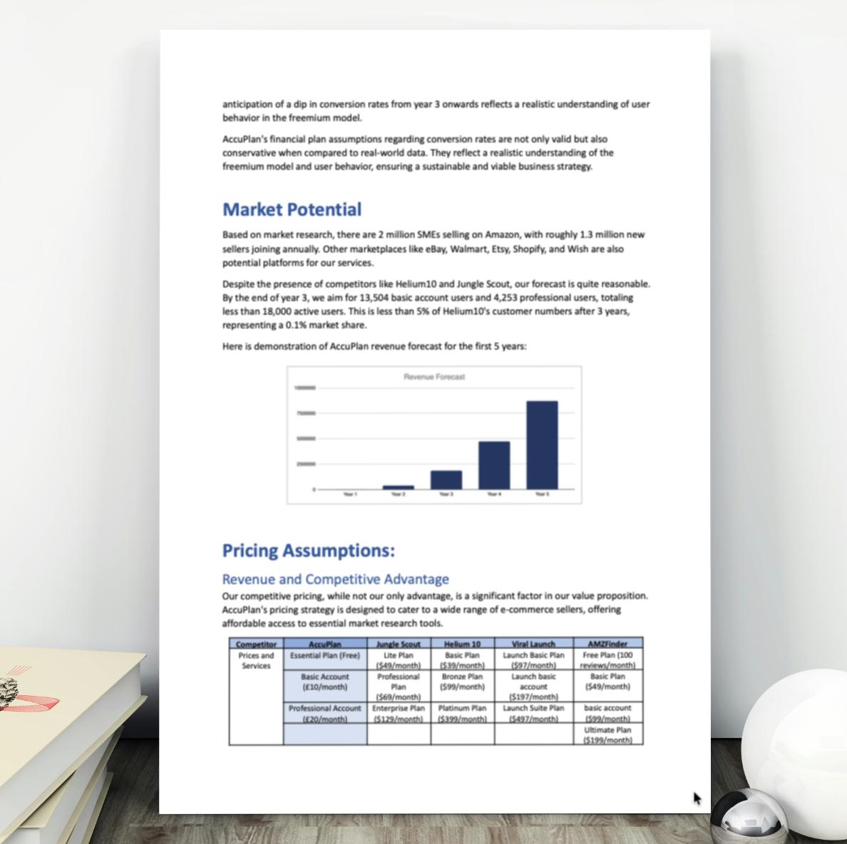 AccuPlan Financial Assumption